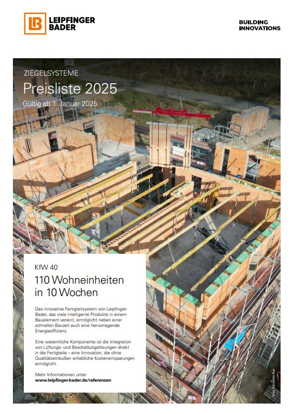 Preisliste 2025