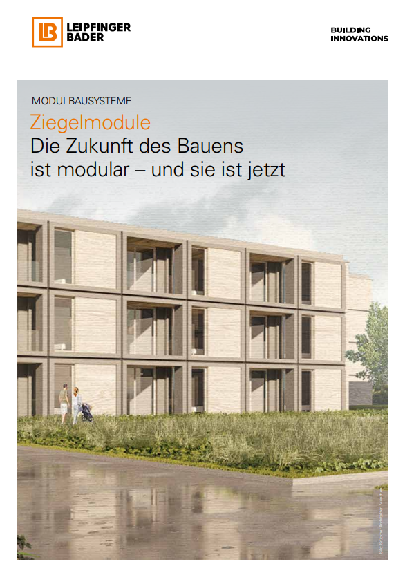 Broschüre Ziegelmodule