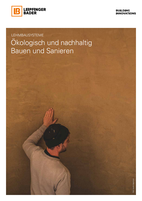 Leipfinger-Bader Broschüre Lehmbausysteme