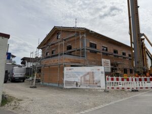 Rohbau Ziegelfertigteile Mehrfamilienhaus in Neumarkt-St. Veit