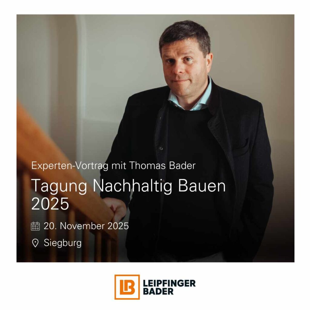 Fachtagung Nachhaltig Bauen 2025