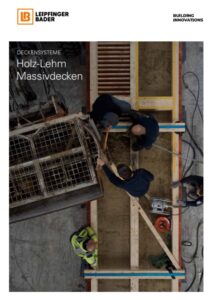Holz-Lehm Massivdecke von Leipfinger-Bader