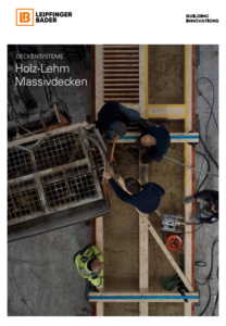 Holz-Lehm Massivdecke von Leipfinger-Bader