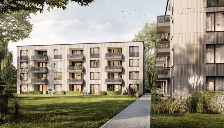 ZIEGELMODULE Modulbau Modulares Gebäude Beispiel Wohnhaus Apartmenthaus