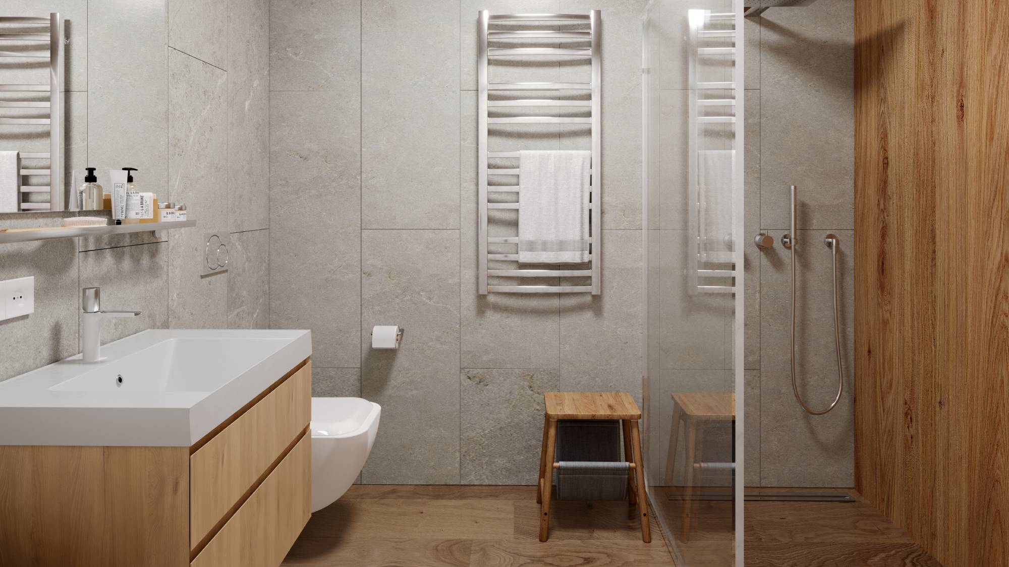 ZIEGELMODULE Leipfinger Bader Raumbeispiel 1-Zimmer-Apartment Möbelbeispiele