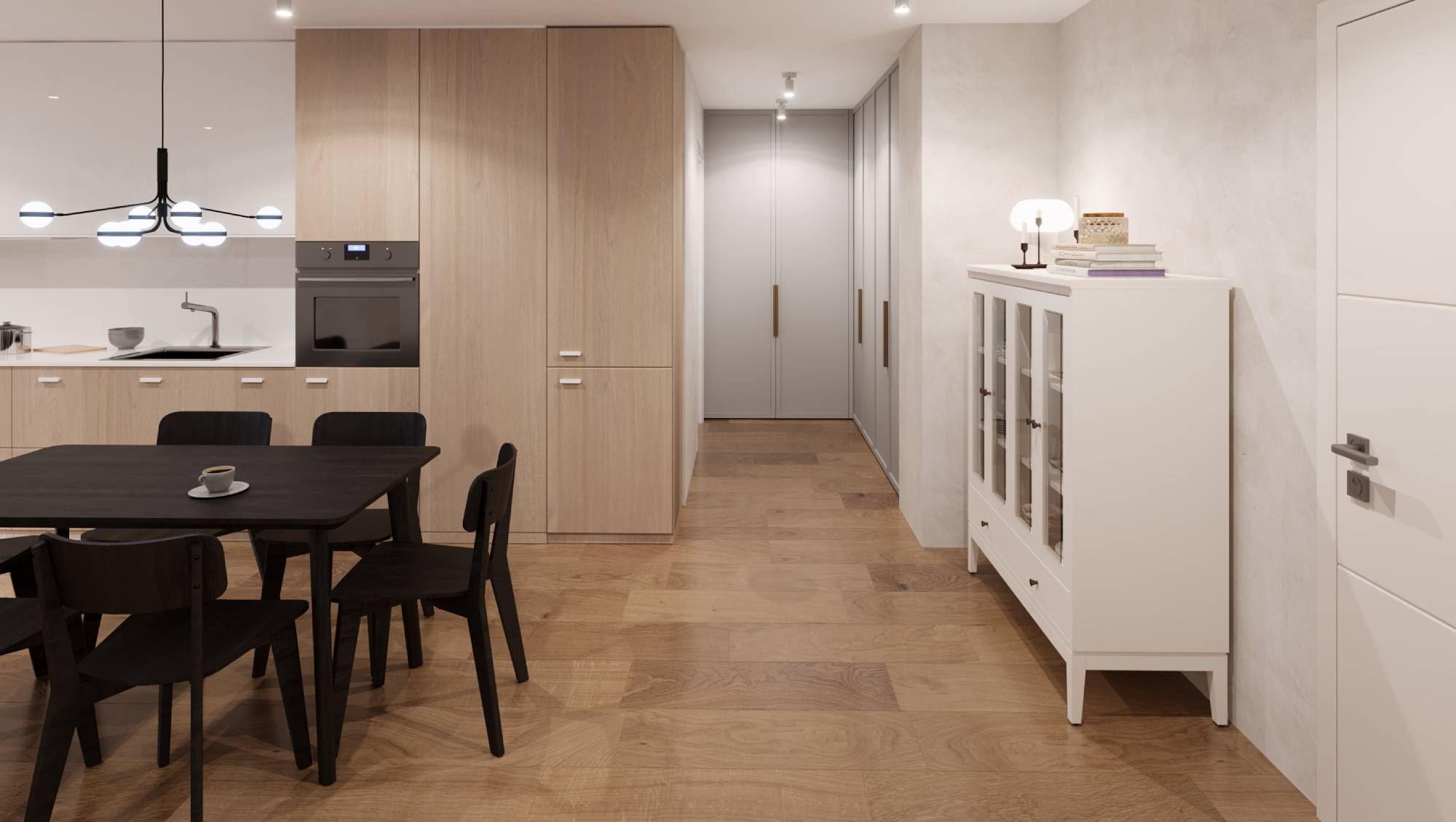 ZIEGELMODULE Leipfinger Bader Raumbeispiel 3-Zimmer-Apartment Möbelbeispiele