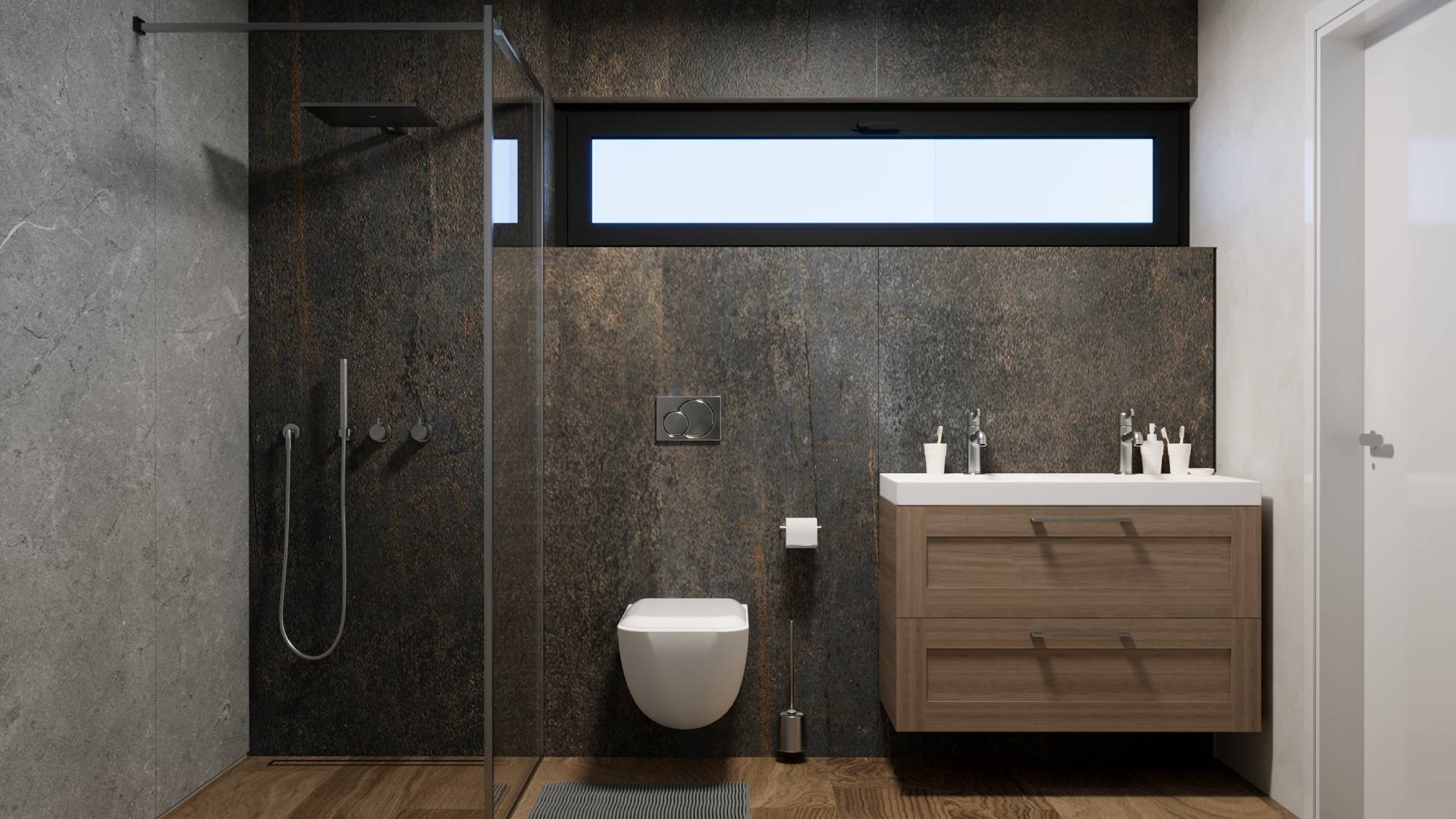 ZIEGELMODULE Leipfinger Bader Raumbeispiel Modular Modulhaus Doppelhaus Reihenhaus möbliert Beispiel