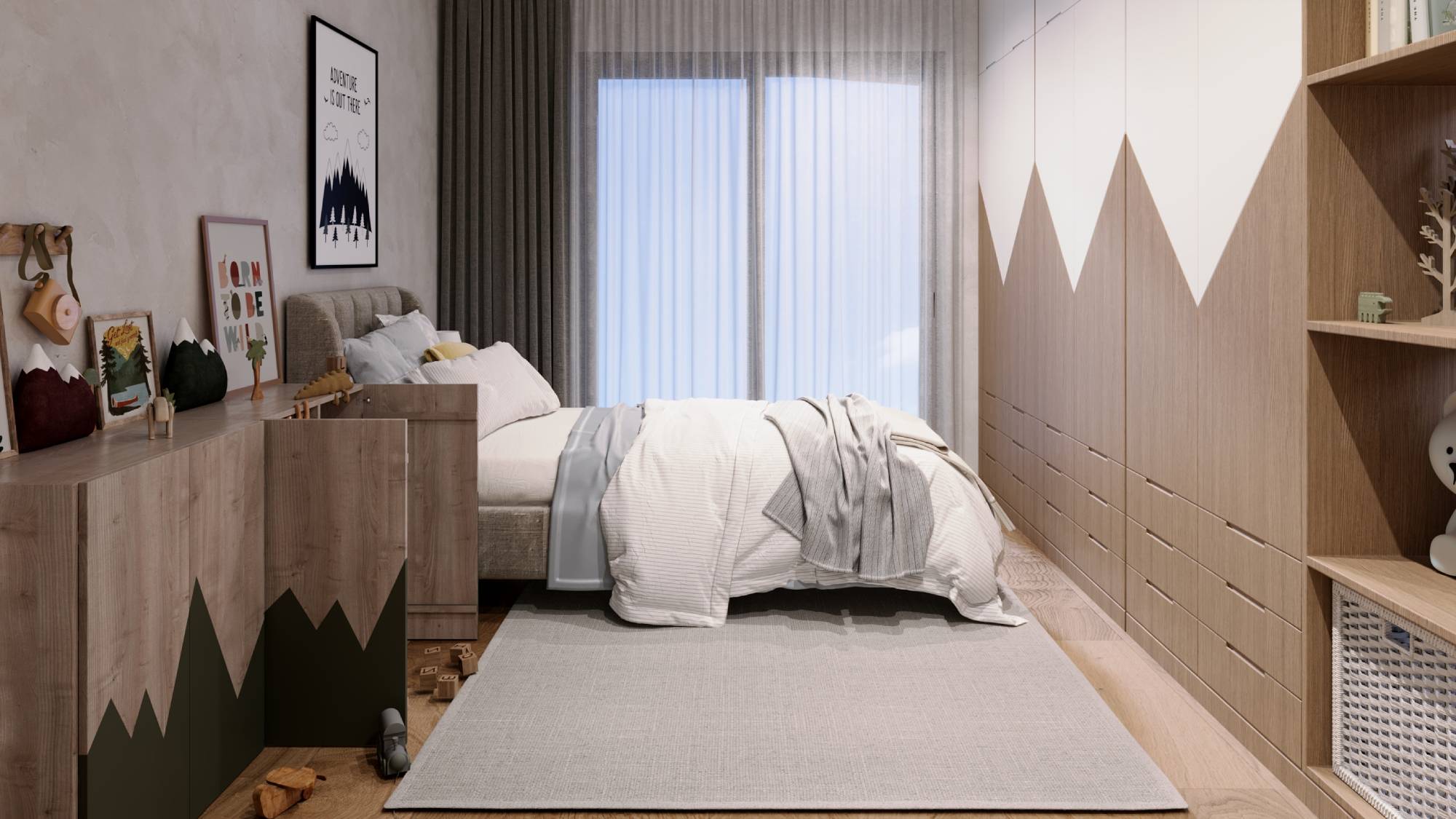 ZIEGELMODULE Leipfinger Bader Raumbeispiel Modular Modulhaus Doppelhaus Reihenhaus möbliert Beispiel