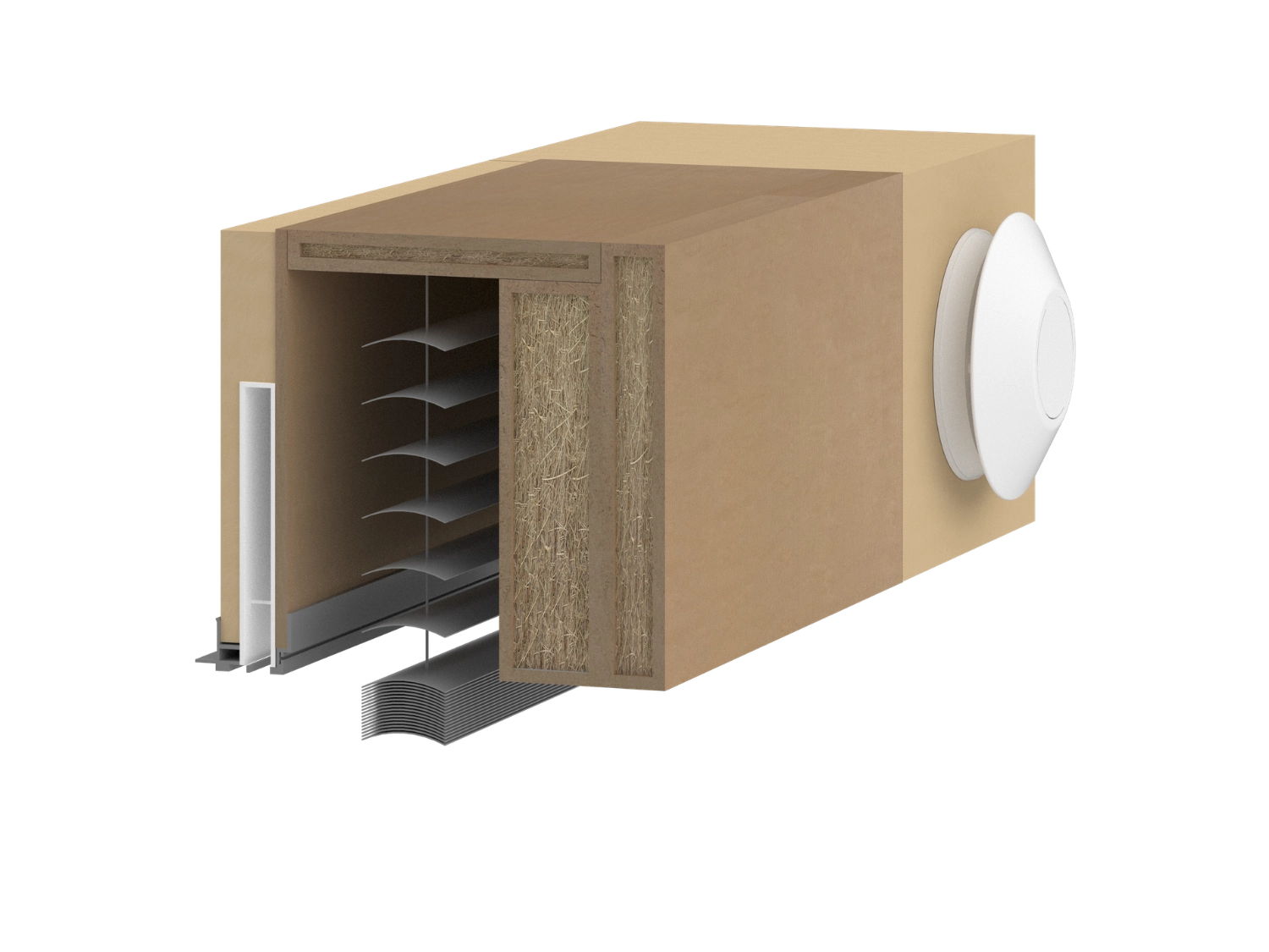 Leipfinger-Bader Holzraffstorekasten mit Abluft Premium.